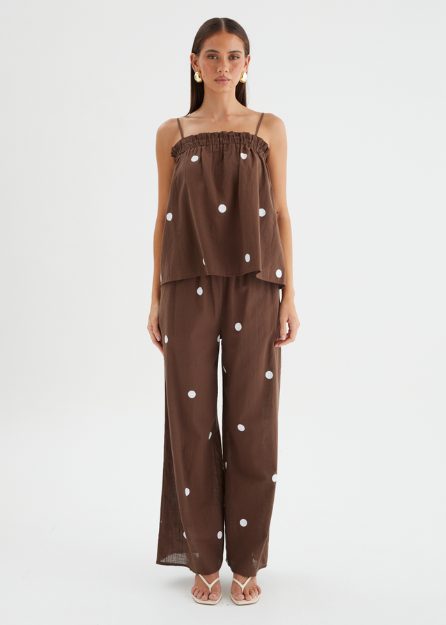 Roberta Set - Chocolate Polka