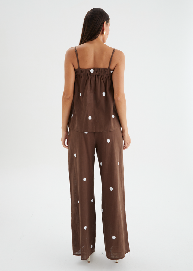 Roberta Set - Chocolate Polka