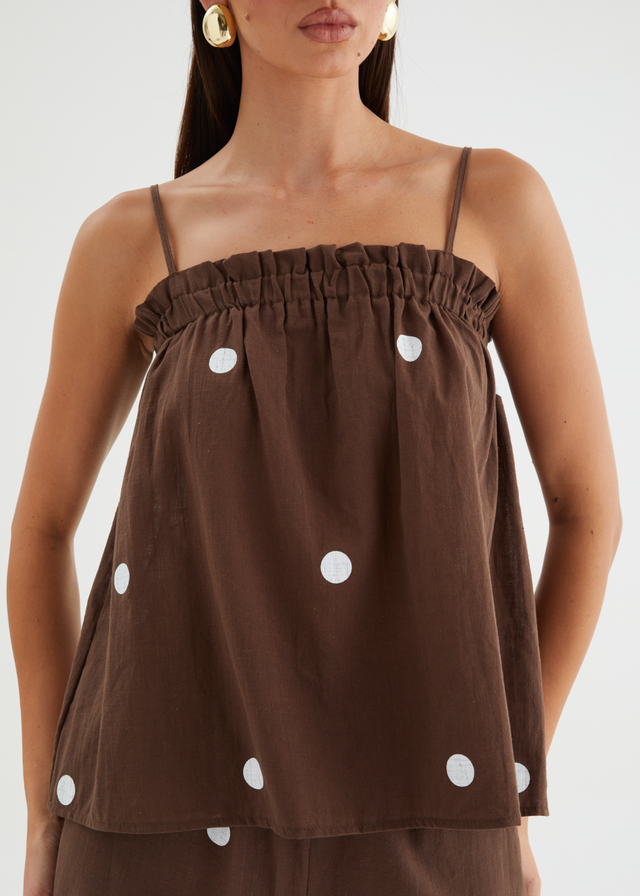 Roberta Set - Chocolate Polka