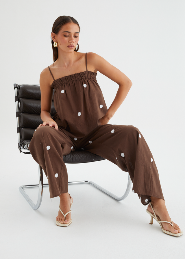 Roberta Set - Chocolate Polka