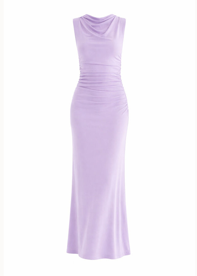 Carly Midi Dress - Lilac