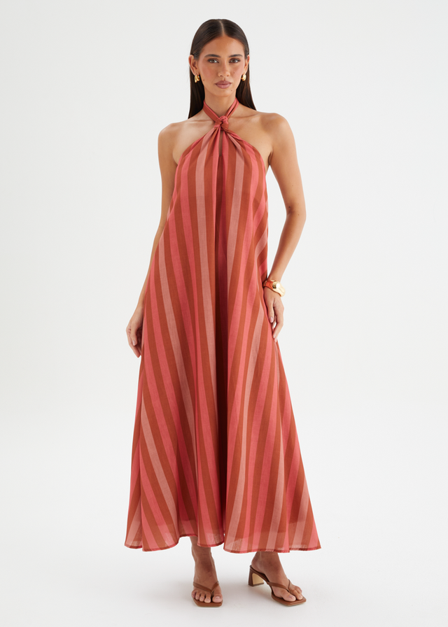Suellen Halter Maxi Dress - Sienna Stripe