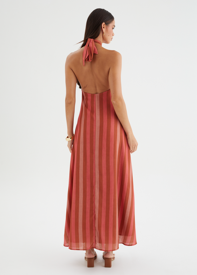 Suellen Halter Maxi Dress - Sienna Stripe