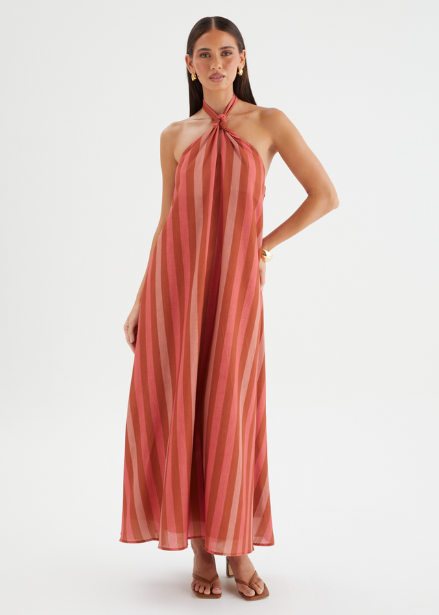 Suellen Halter Maxi Dress - Sienna Stripe