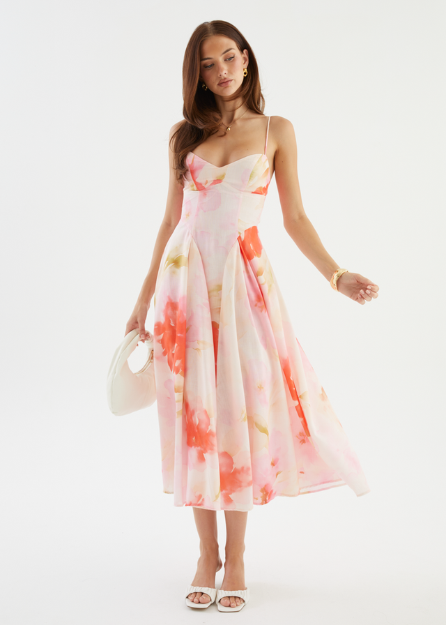 Selina Maxi Dress - Blush Garden