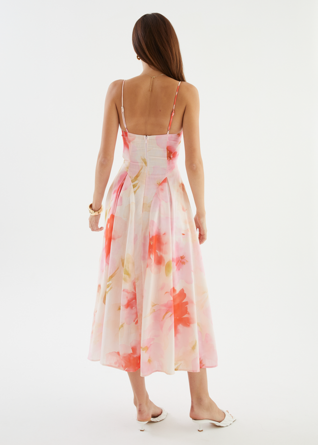 Selina Maxi Dress - Blush Garden
