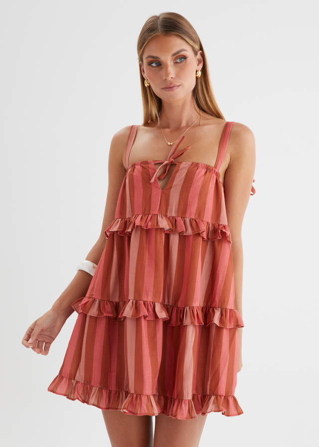 Susie Dress - Sienna Stripe