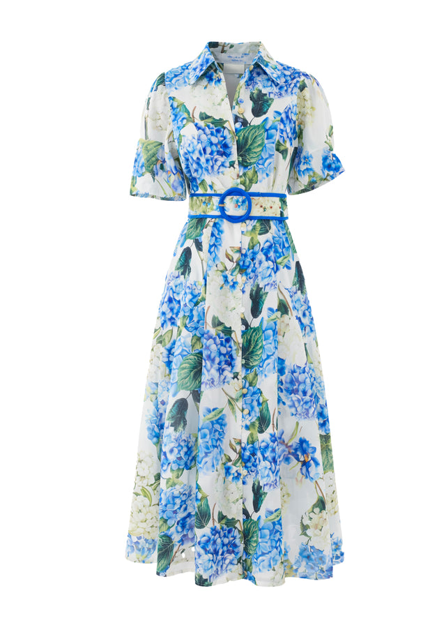 Kameah Maxi Dress - Blue Hydrangea