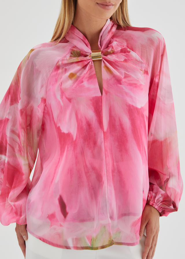 Magnolia Blouse - Pink Aster