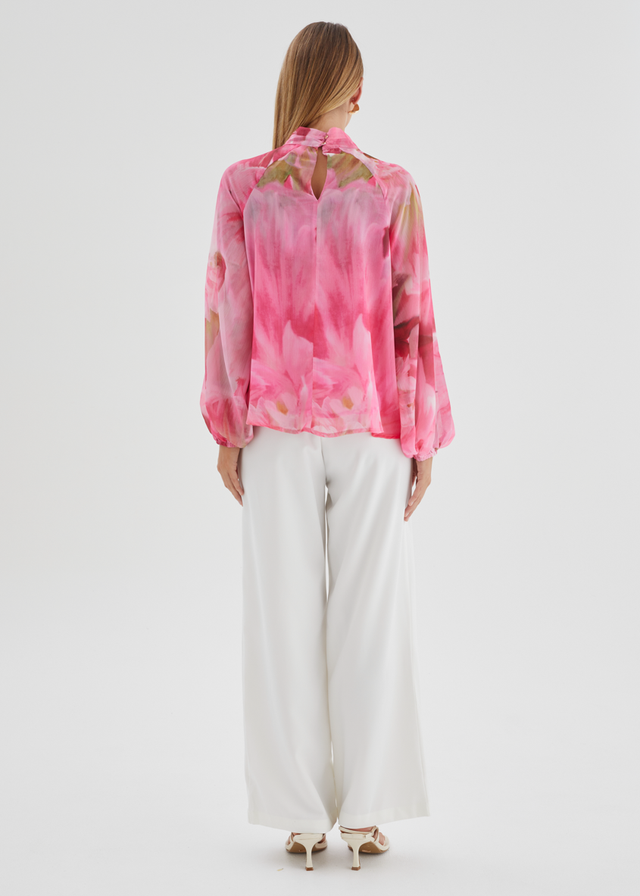Magnolia Blouse - Pink Aster