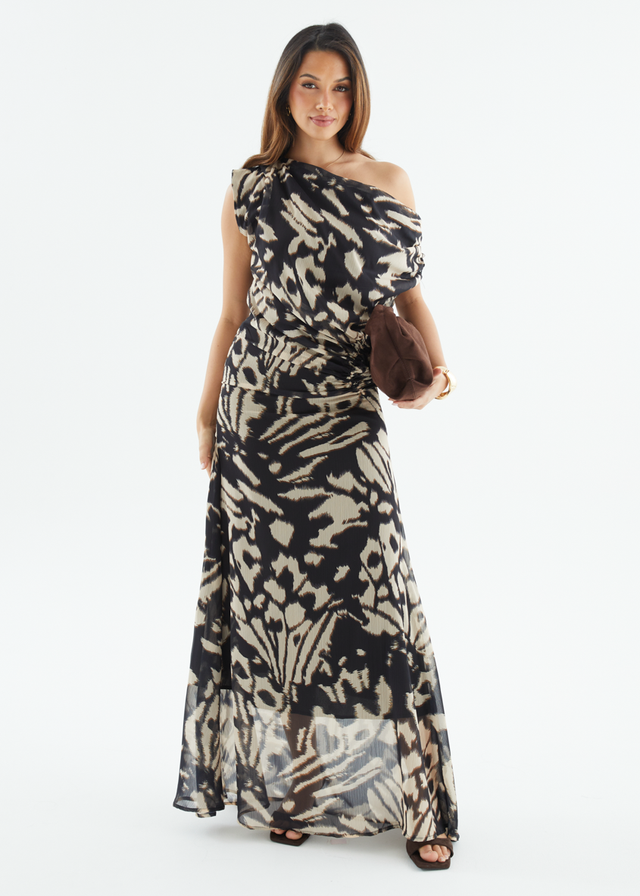 Olsen Off Shoulder Maxi Dress - Butterfly Effect