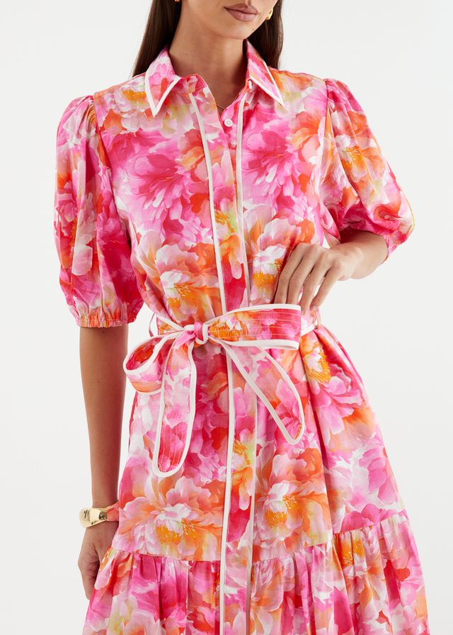 Acer Maxi Dress - Pink Petals