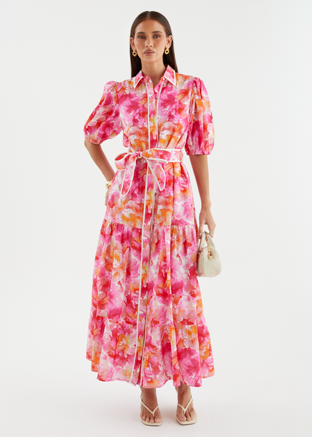 Acer Maxi Dress - Pink Petals