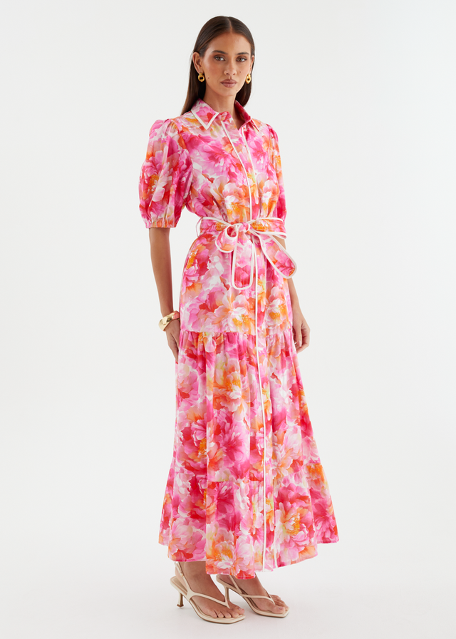 Acer Maxi Dress - Pink Petals