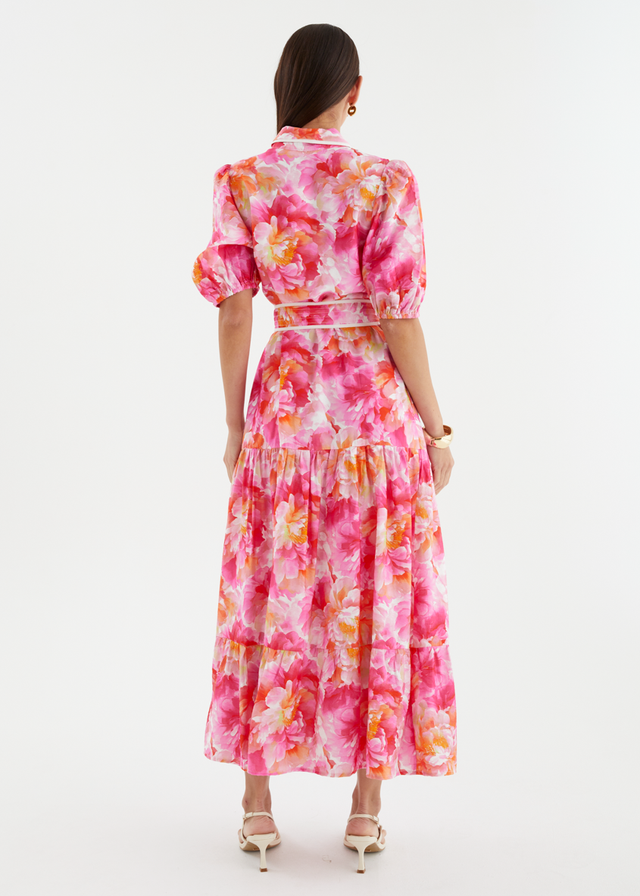 Acer Maxi Dress - Pink Petals