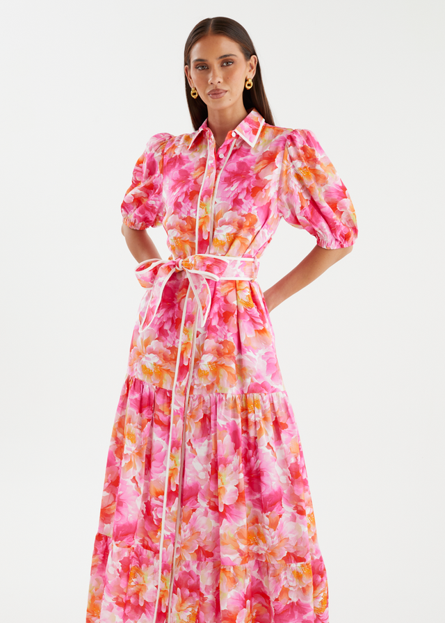 Acer Maxi Dress - Pink Petals