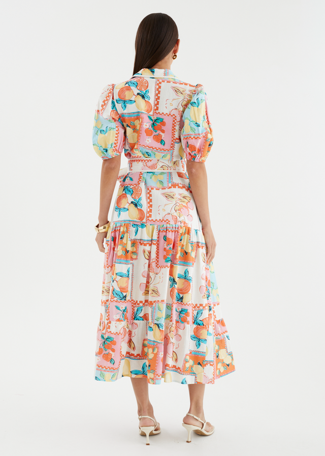 Acer Maxi Dress - Tropical Tile