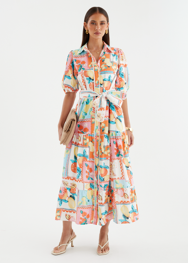 Acer Maxi Dress - Tropical Tile