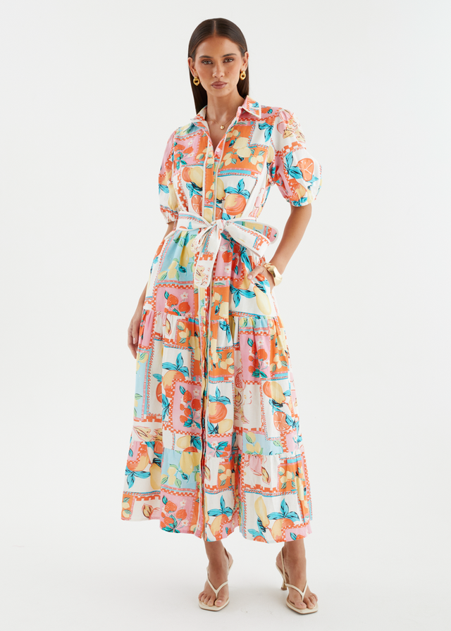 Acer Maxi Dress - Tropical Tile