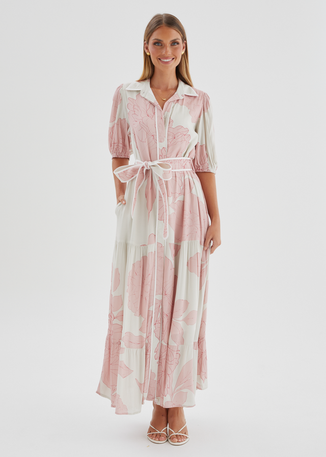 Miranda Maxi Dress - Blush Bloom