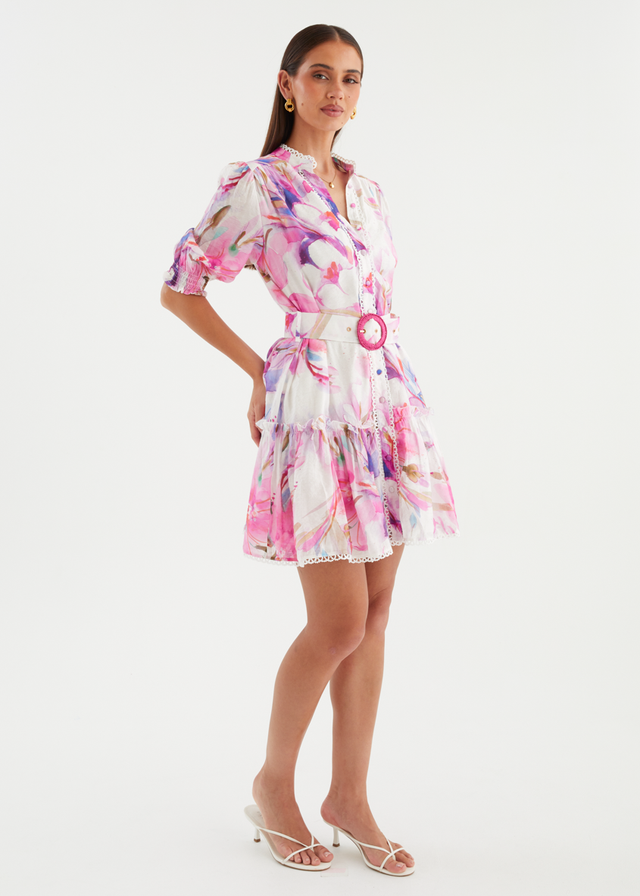 Lillian Dress - Pink Bouquet