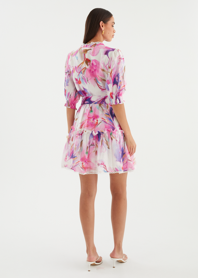 Lillian Dress - Pink Bouquet