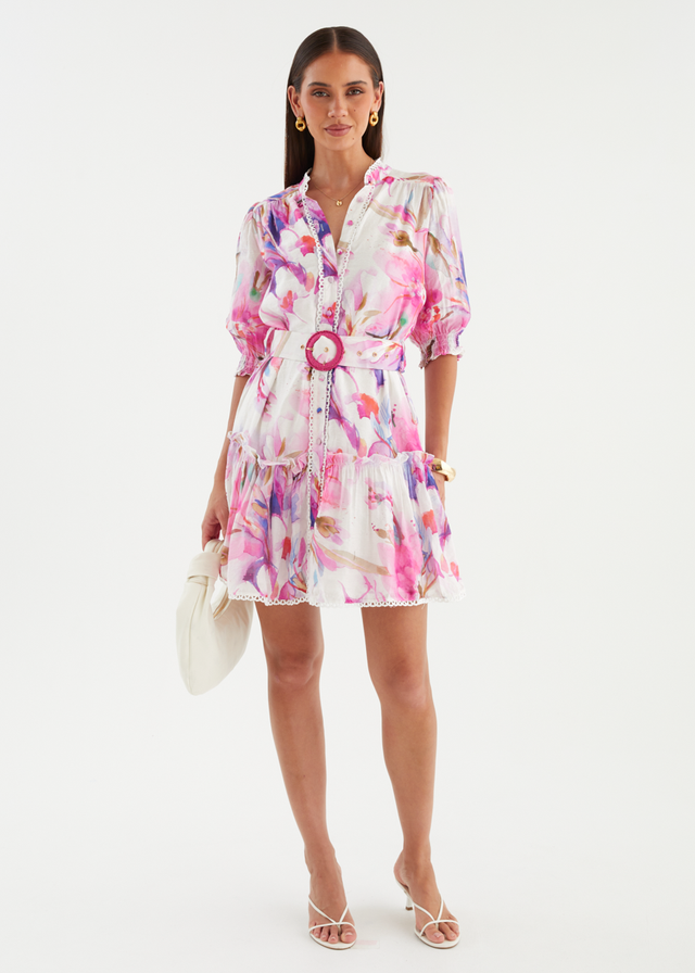 Lillian Dress - Pink Bouquet