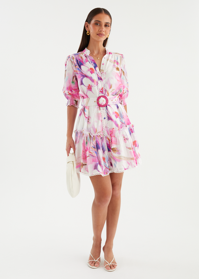 Lillian Dress - Pink Bouquet