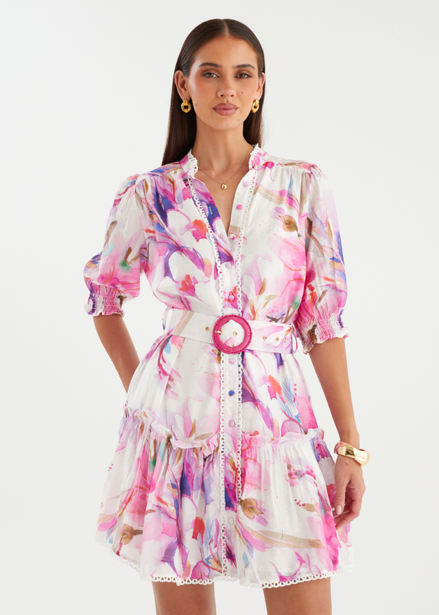 Lillian Dress - Pink Bouquet