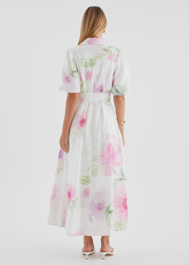 Jazmina Maxi Dress - Pink Bouquet