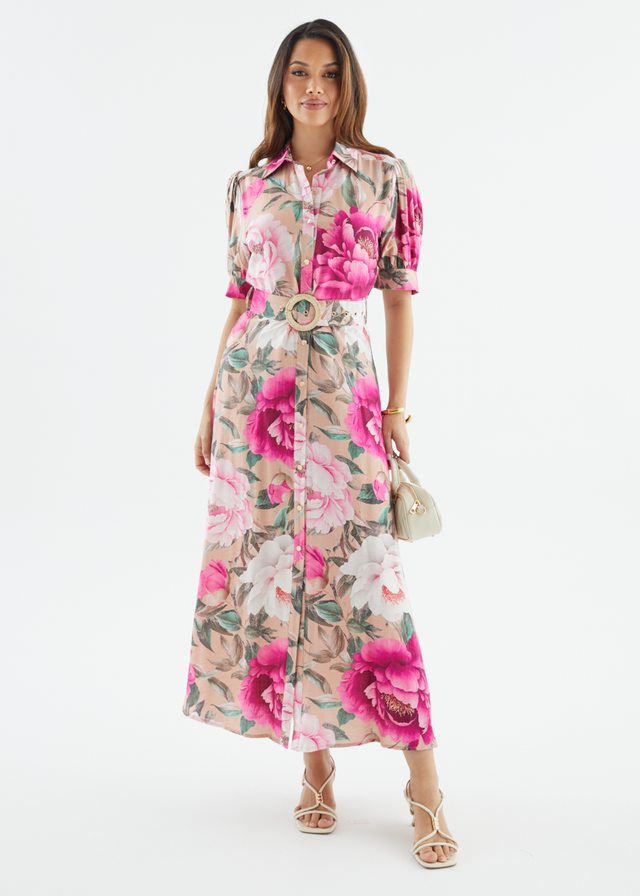 Devora Maxi Dress - Blush Flowers