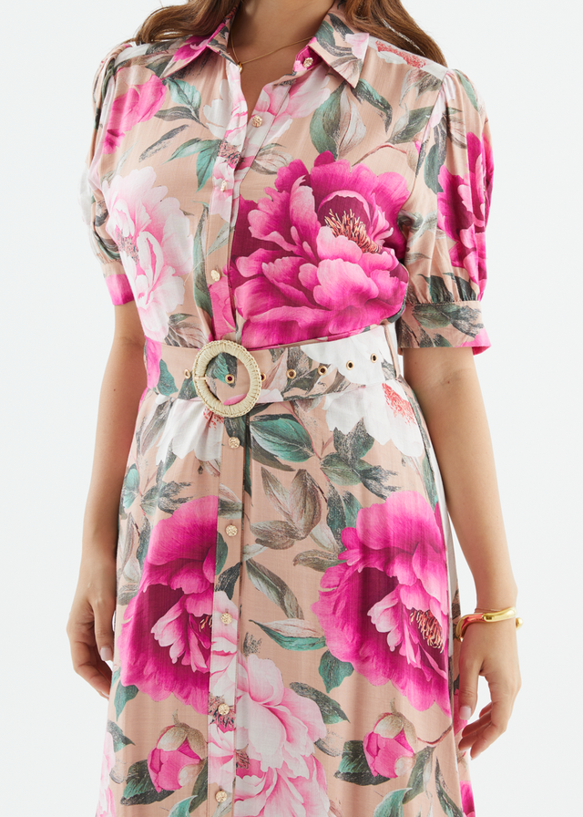 Devora Maxi Dress - Blush Flowers