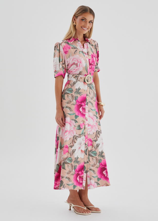 Devora Maxi Dress - Blush Flowers