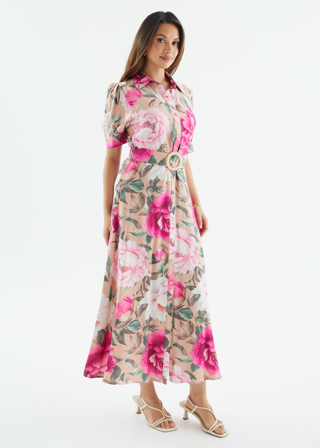 Devora Maxi Dress - Blush Flowers