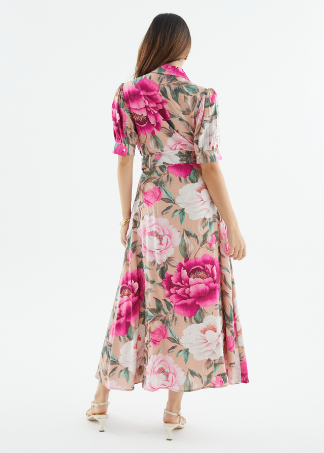 Devora Maxi Dress - Blush Flowers