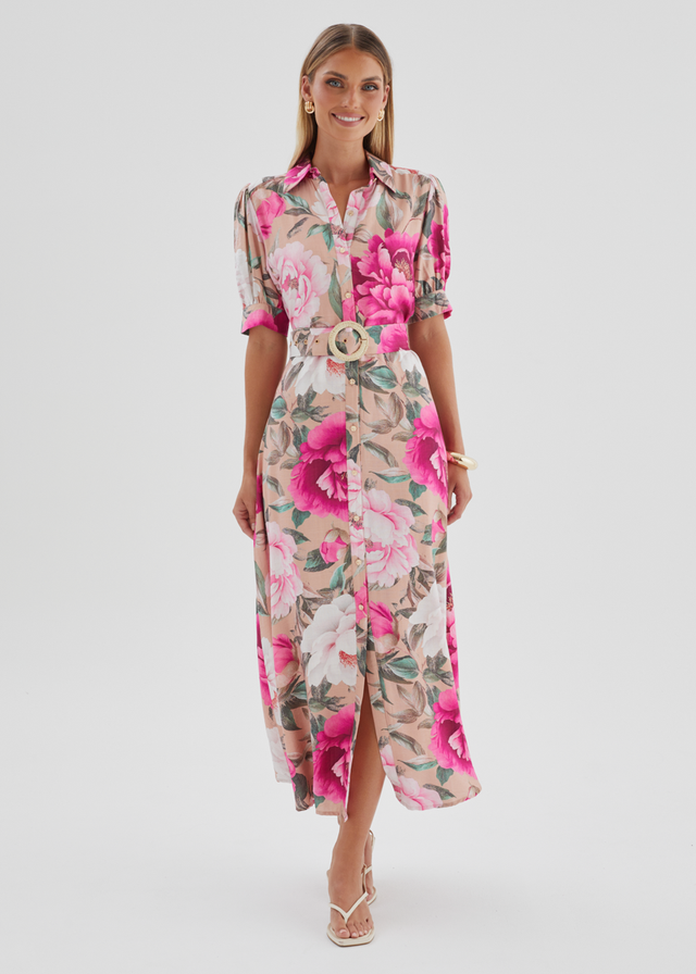 Devora Maxi Dress - Blush Flowers