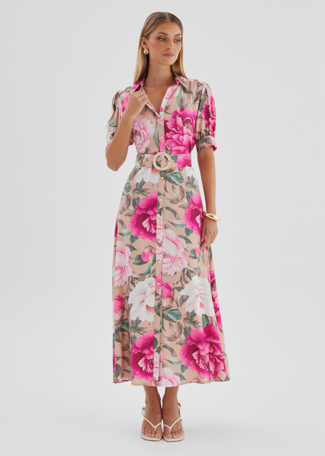 Devora Maxi Dress - Blush Flowers