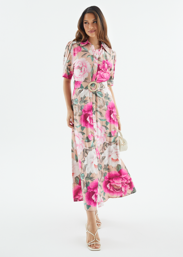 Devora Maxi Dress - Blush Flowers