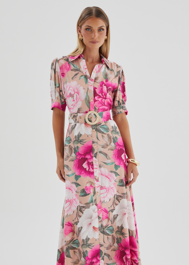 Devora Maxi Dress - Blush Flowers
