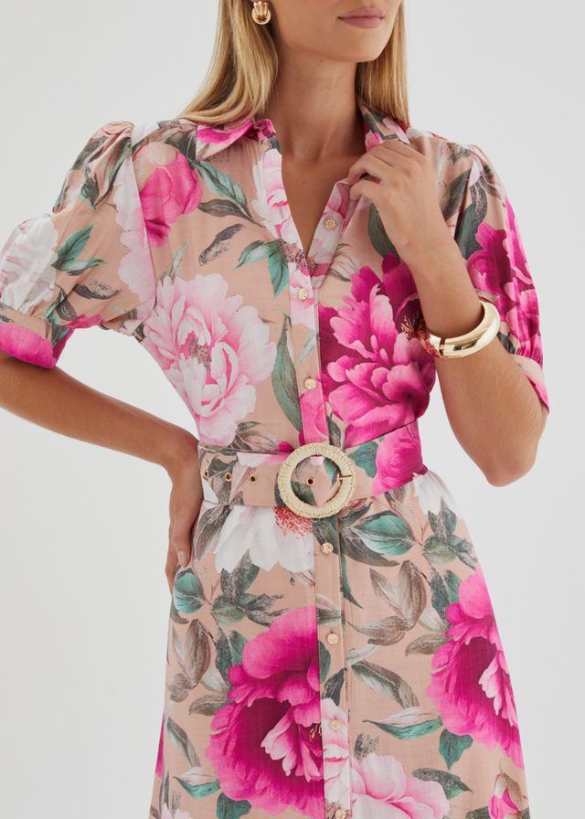 Devora Maxi Dress - Blush Flowers