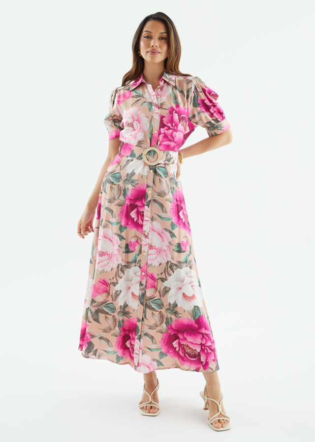 Devora Maxi Dress - Blush Flowers