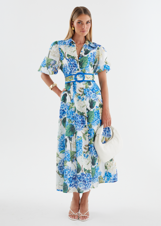 Kameah Maxi Dress - Blue Hydrangea