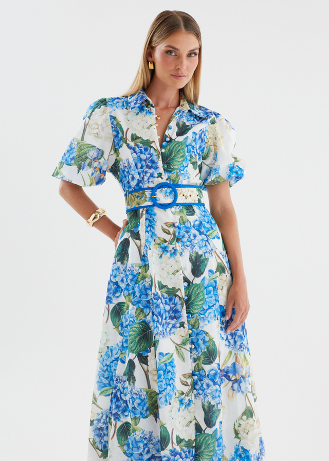 Kameah Maxi Dress - Blue Hydrangea