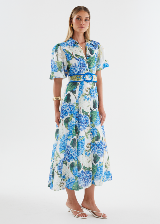 Kameah Maxi Dress - Blue Hydrangea