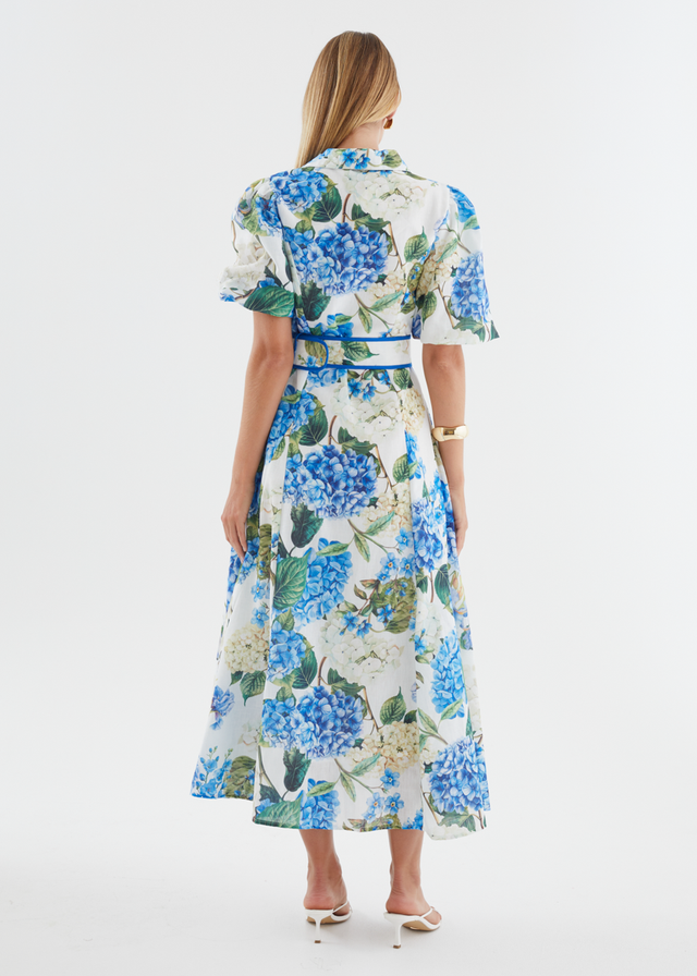Kameah Maxi Dress - Blue Hydrangea