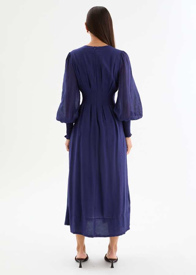 Jaycee Midi Dress - Navy