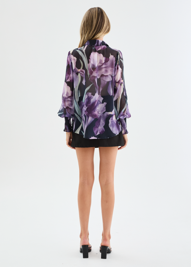Ameley Blouse - Amethyst Petal