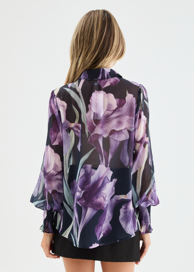 Ameley Blouse - Amethyst Petal