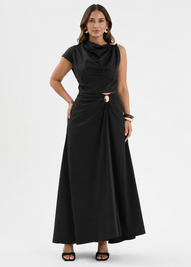 Emory Maxi Skirt - Black