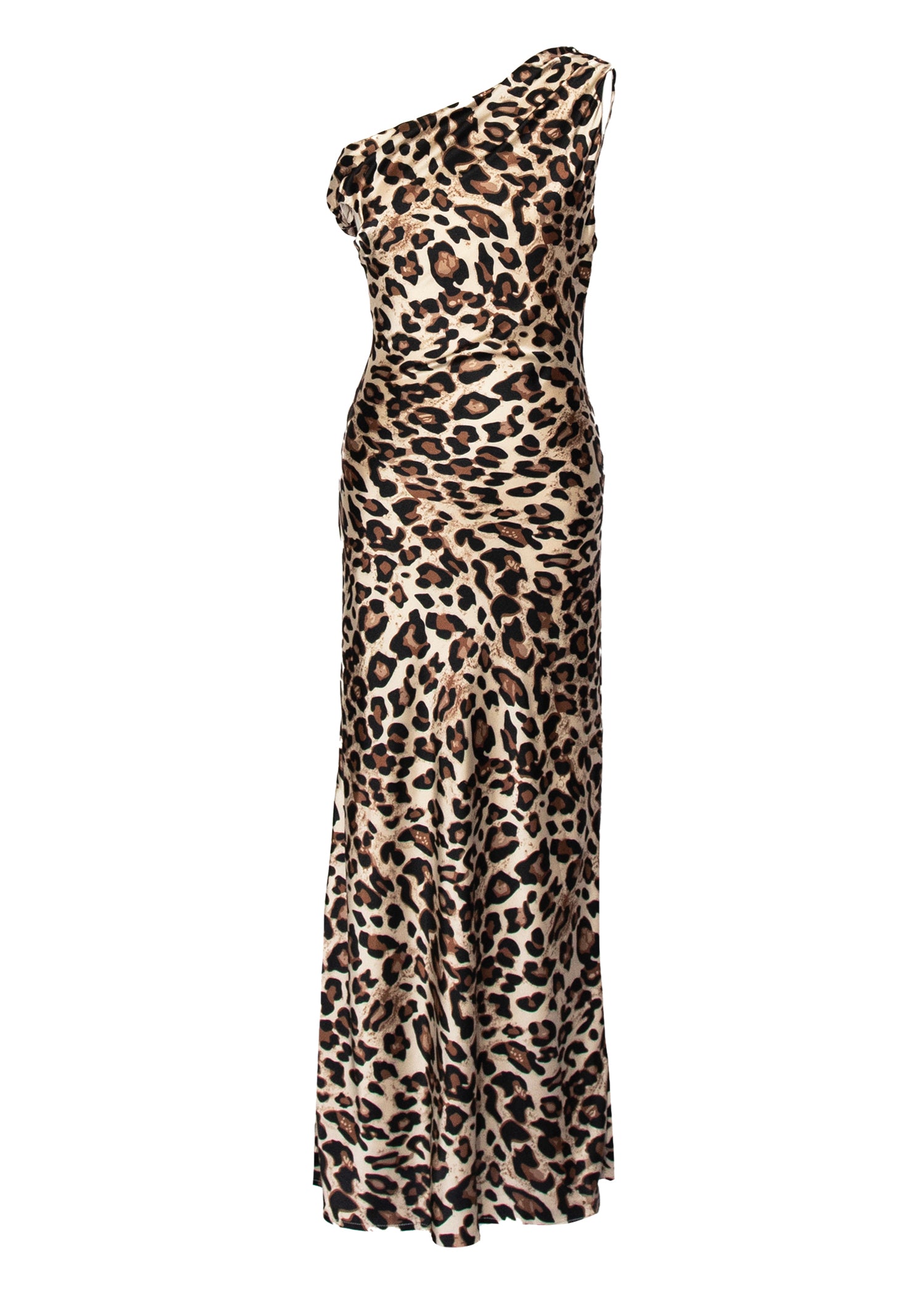 Reiko Drop Shoulder Maxi Dress - Leopard